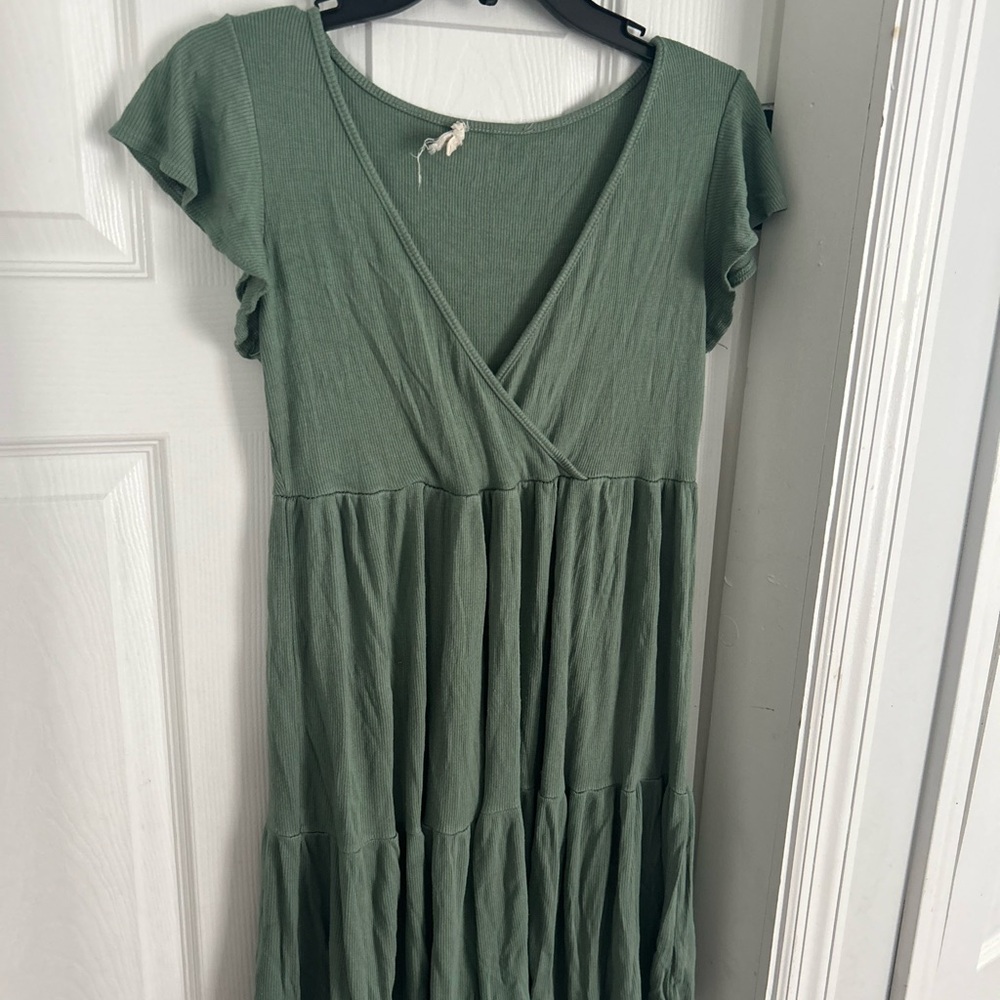 See You Monday - Women’s Olive Green Mini Dress